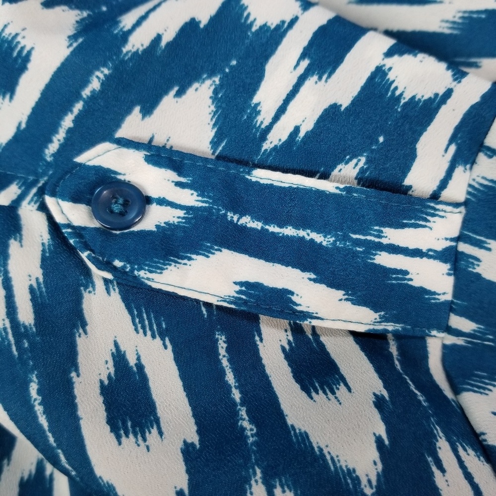Anthropologie Maeve Ikat Shirt Dress XS - Picture 7 of 7